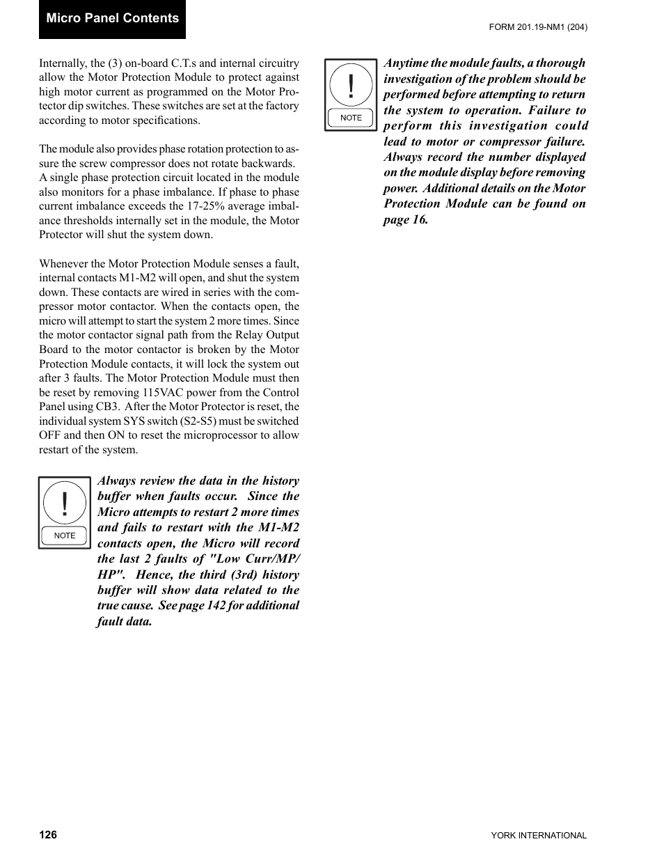 York YCAS0130 User Manual | Page 126 / 204
