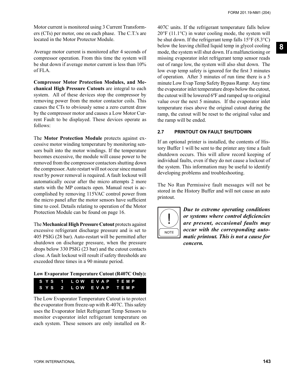 York YCAS0130 User Manual | Page 143 / 204