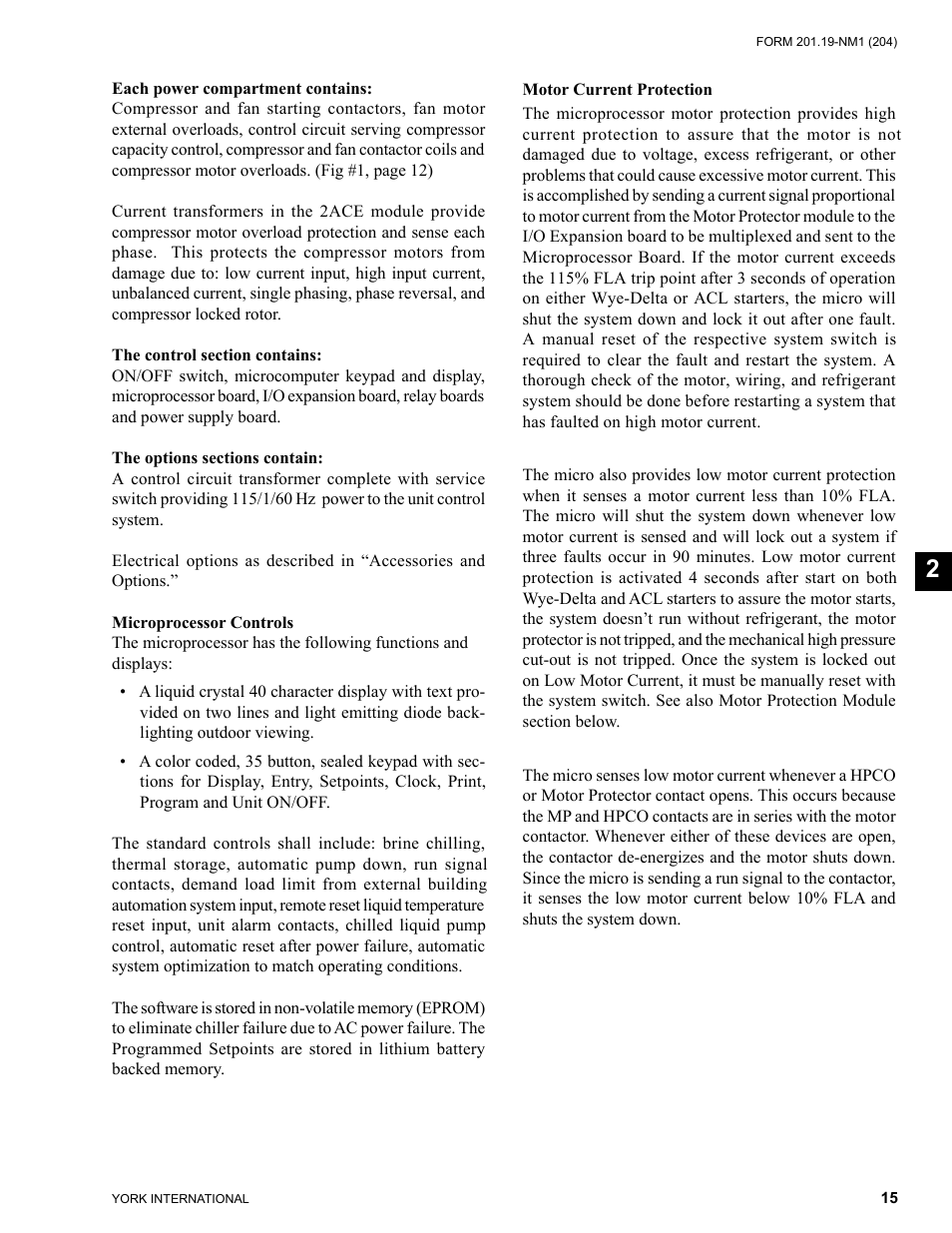 York YCAS0130 User Manual | Page 15 / 204