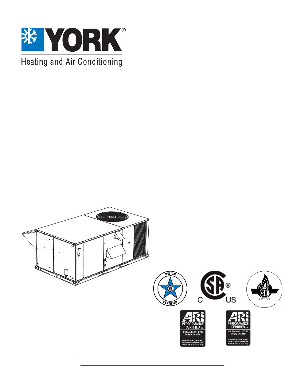 York R-410A User Manual | 142 pages