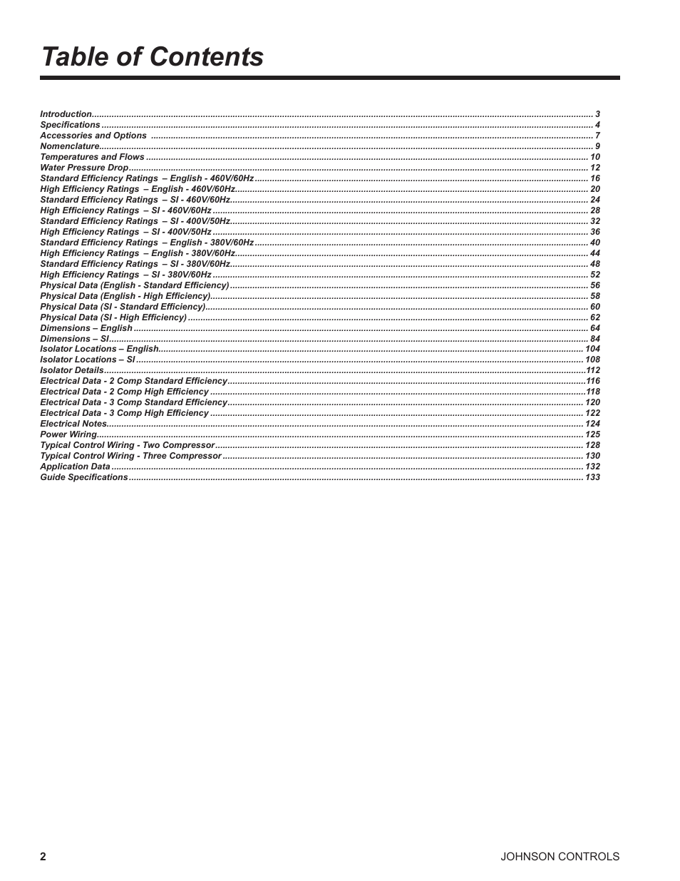 York UL R134A User Manual | Page 2 / 140