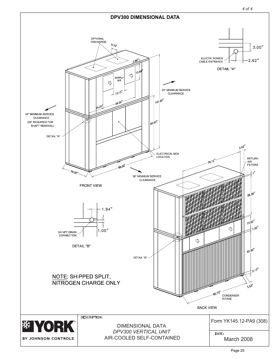 York D*V User Manual | Page 25 / 25