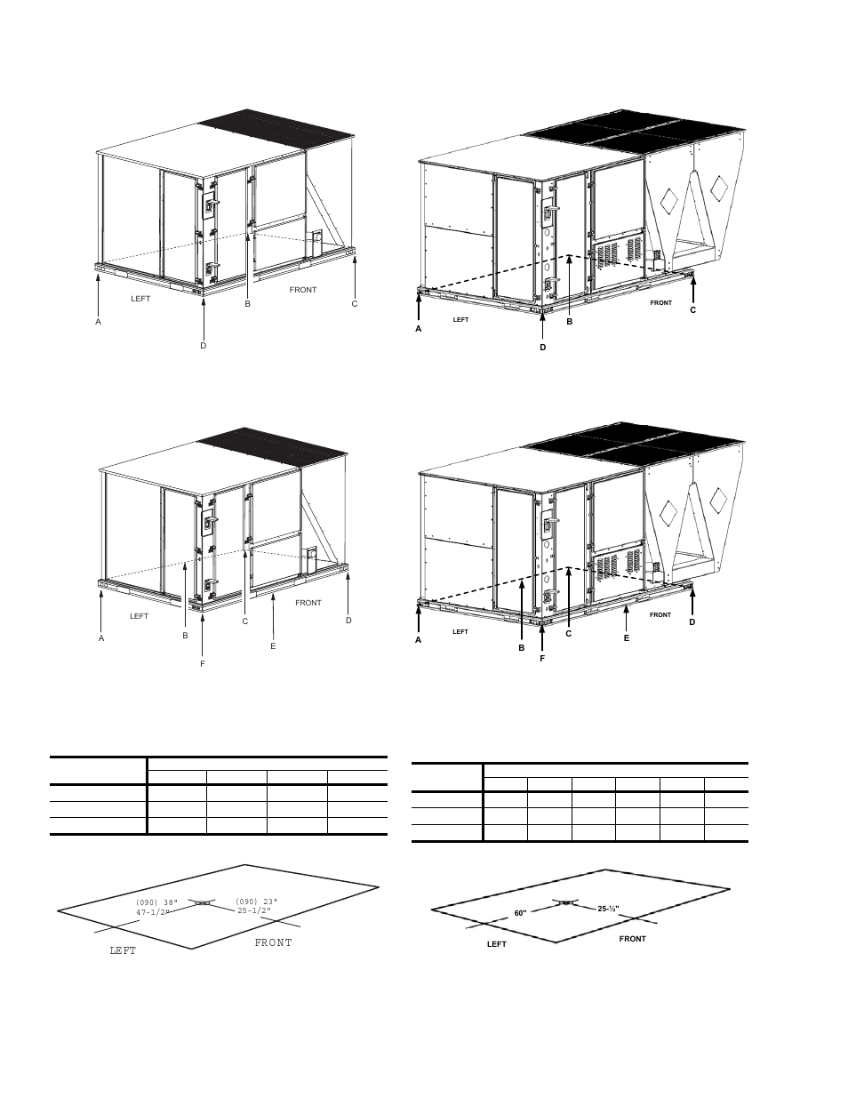 Table 35: 6 point load weight | York PREDATOR DR090 User Manual | Page 42 / 64