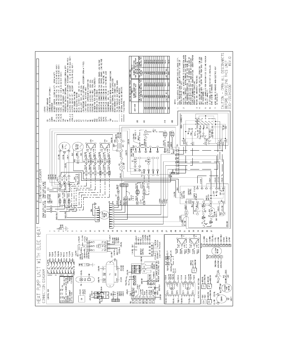 Typical wiring diagram (230-3-60 power supply) | York AFFINITY BHP024 User Manual | Page 24 / 28