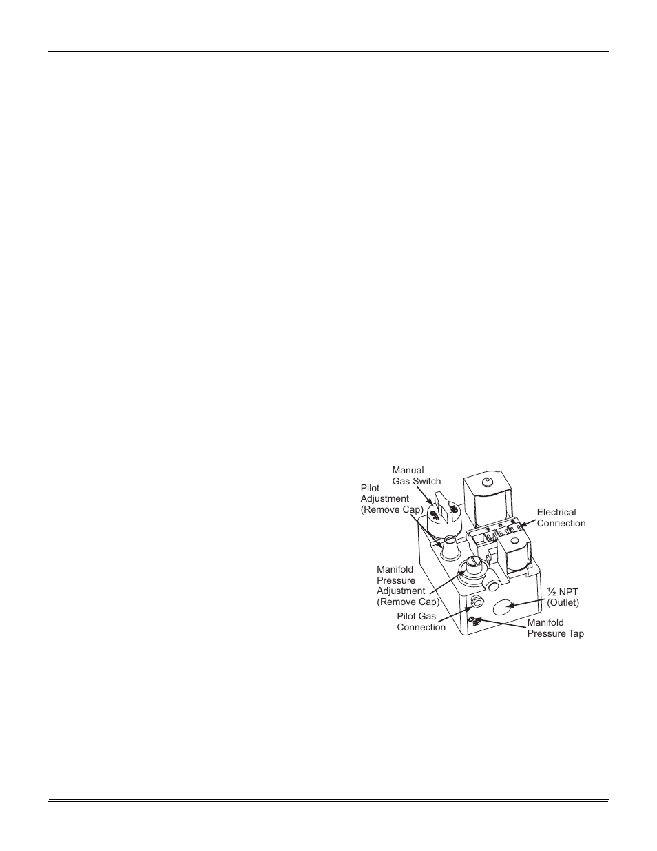 Start-up, 15 single stage gas valve front | York AFFINITY SERIES R-410A User Manual | Page 25 / 36