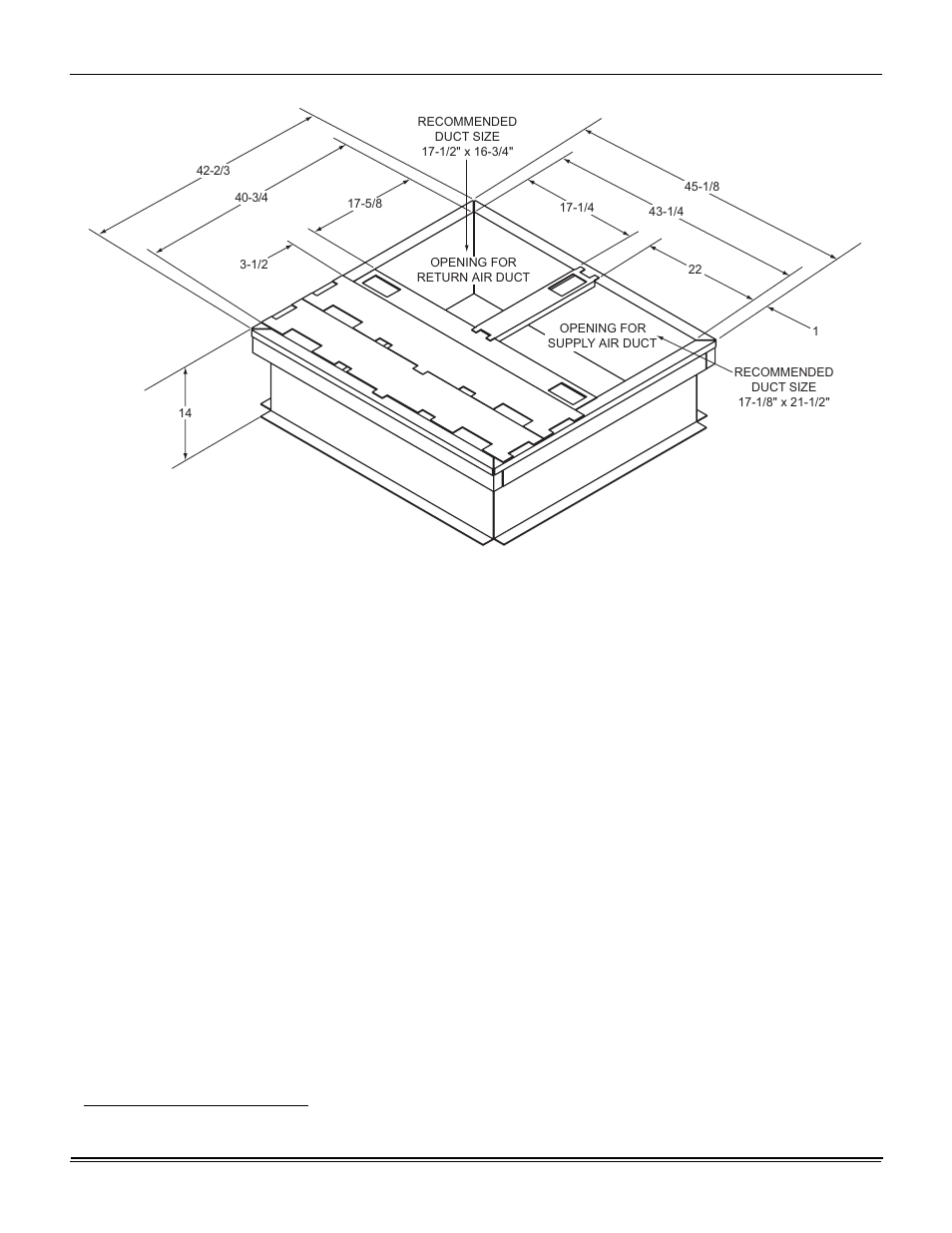 Ductwork, Roof curb, Filters | Condensate drain, Ductwork roof curb filters condensate drain, 6 roof curb | York AFFINITY SERIES R-410A User Manual | Page 9 / 36