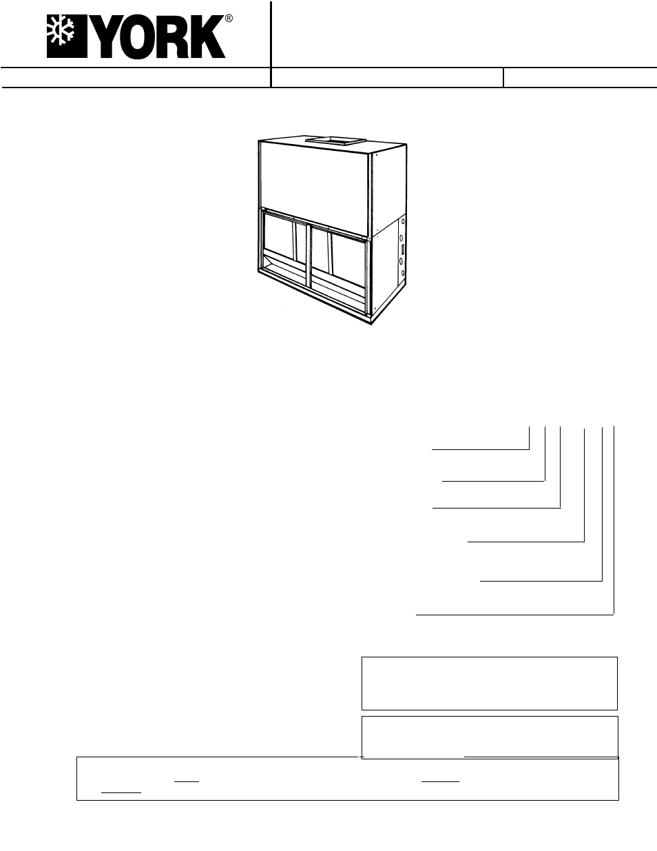 York WORLD 50 HZ K3EU180A50 User Manual | 8 pages