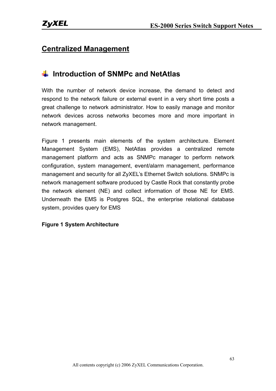 ZyXEL Communications ES-2048 User Manual | Page 63 / 88