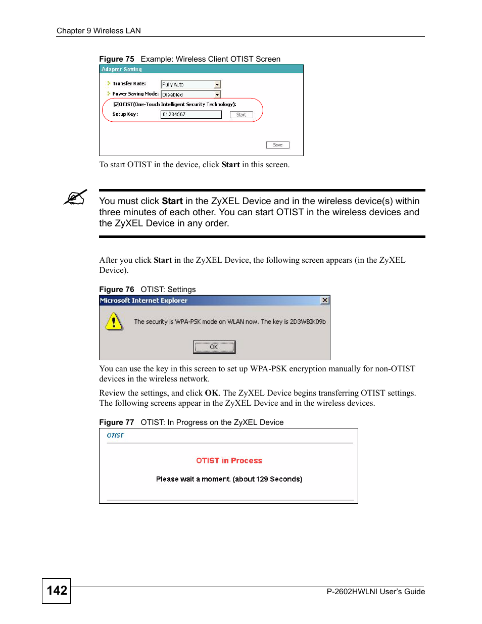 ZyXEL Communications P-2602HWLNI User Manual | Page 142 / 496