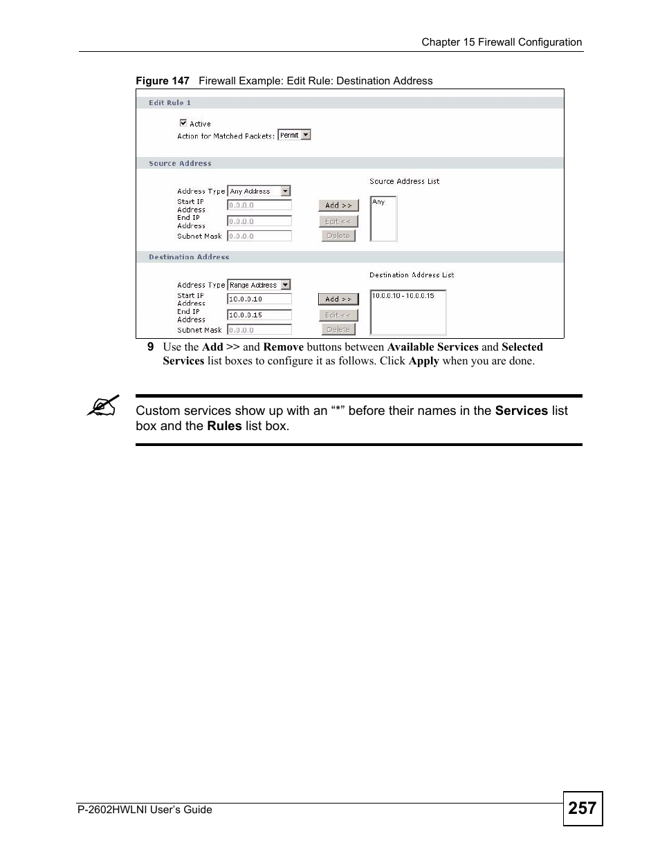 ZyXEL Communications P-2602HWLNI User Manual | Page 257 / 496
