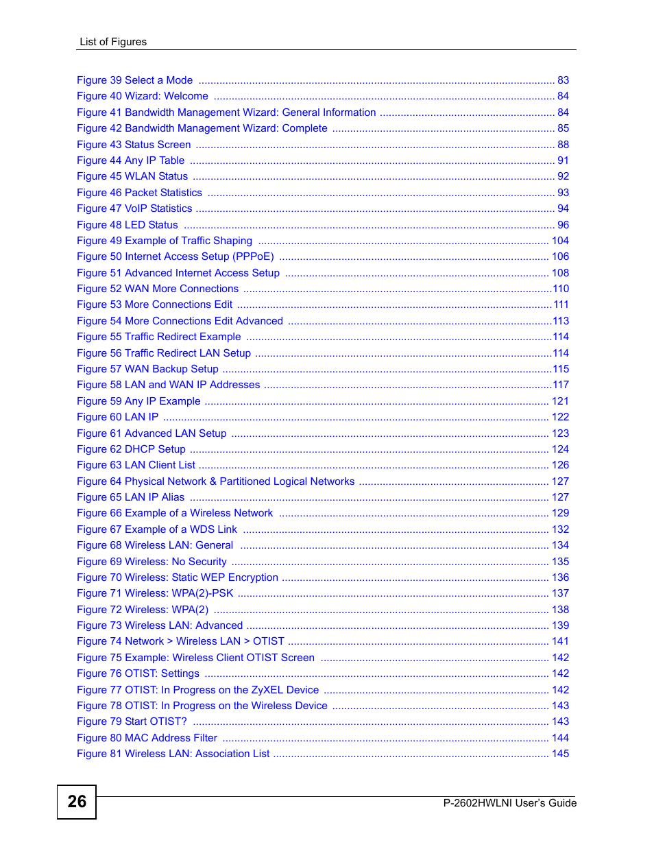 ZyXEL Communications P-2602HWLNI User Manual | Page 26 / 496