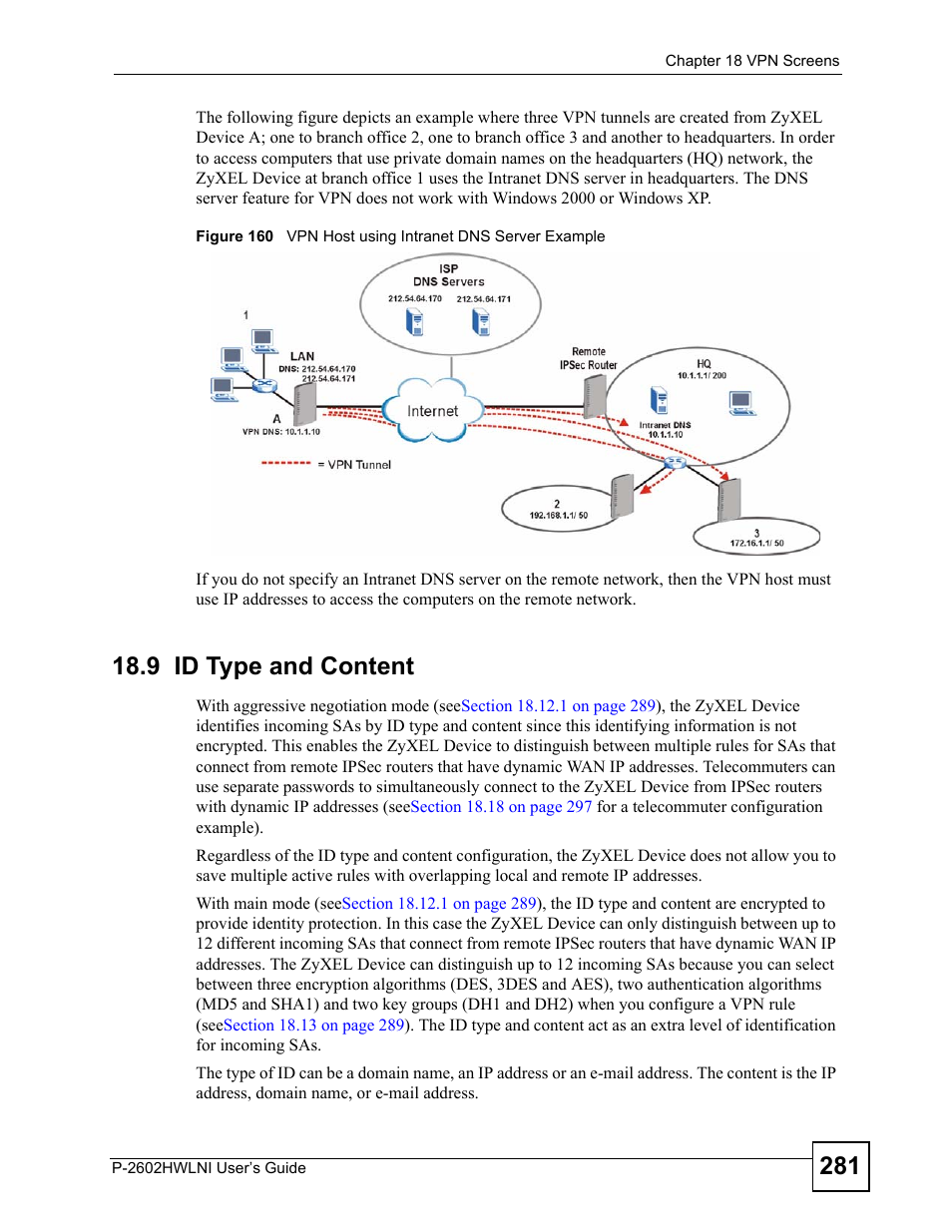 9 id type and content | ZyXEL Communications P-2602HWLNI User Manual | Page 281 / 496