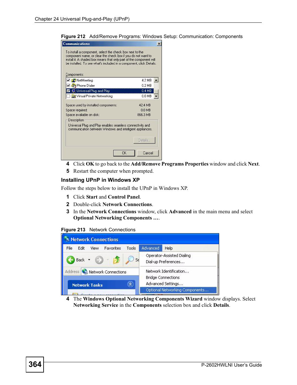 ZyXEL Communications P-2602HWLNI User Manual | Page 364 / 496