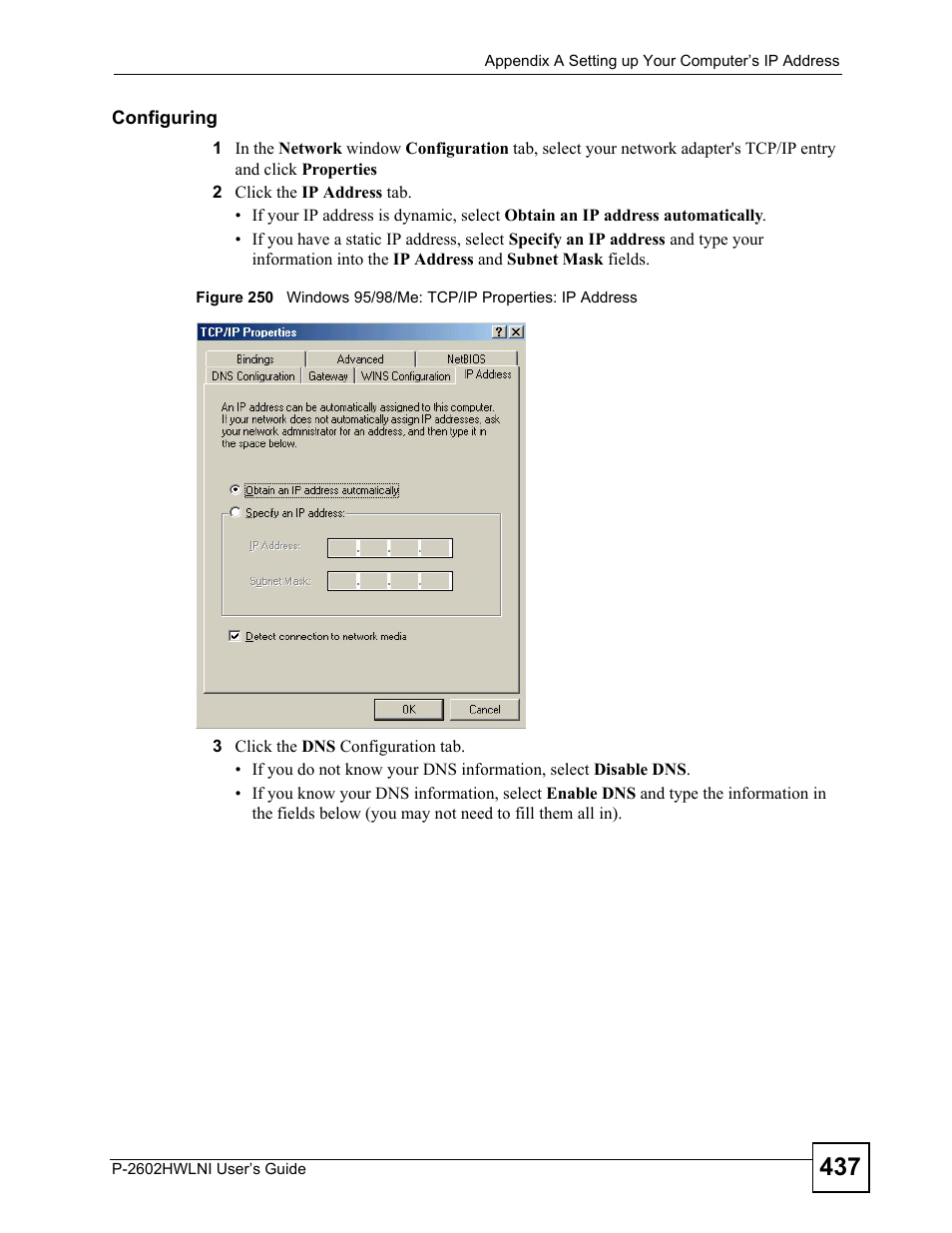 ZyXEL Communications P-2602HWLNI User Manual | Page 437 / 496