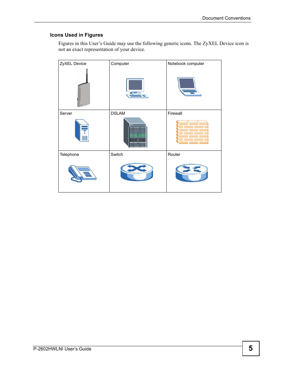 ZyXEL Communications P-2602HWLNI User Manual | Page 5 / 496