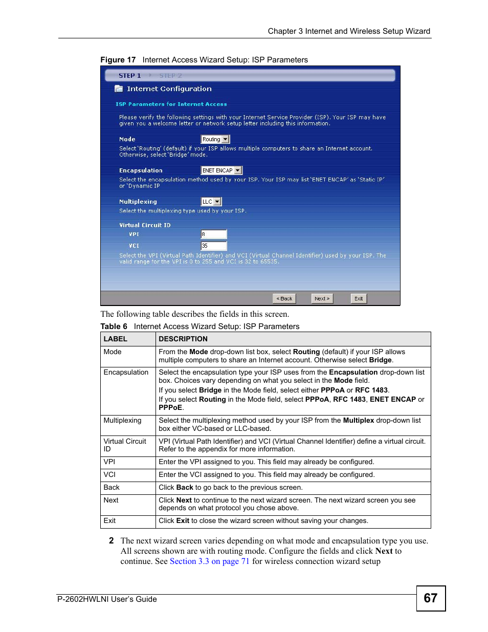ZyXEL Communications P-2602HWLNI User Manual | Page 67 / 496