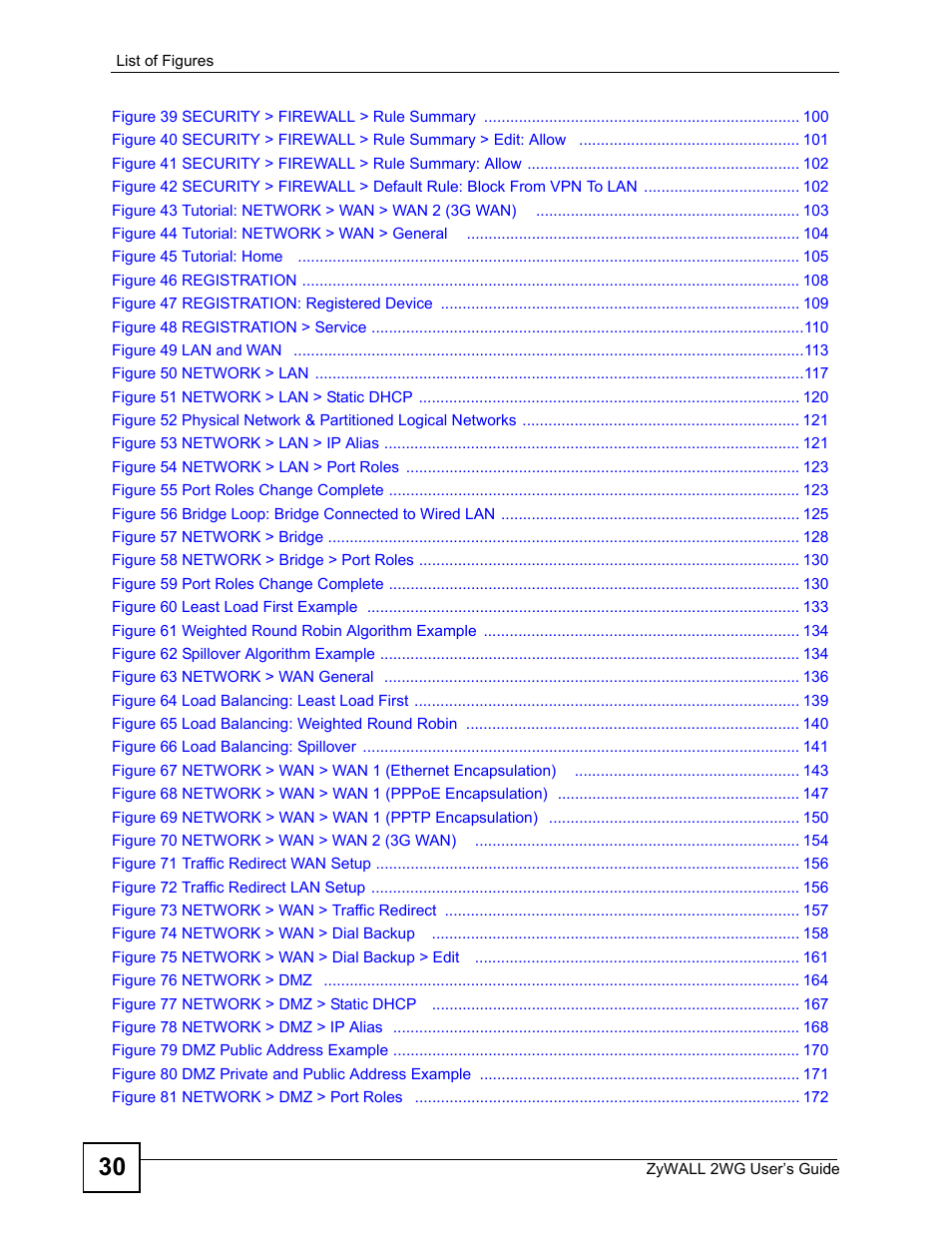 ZyXEL Communications ZyXEL ZyWALL 2WG User Manual | Page 30 / 730