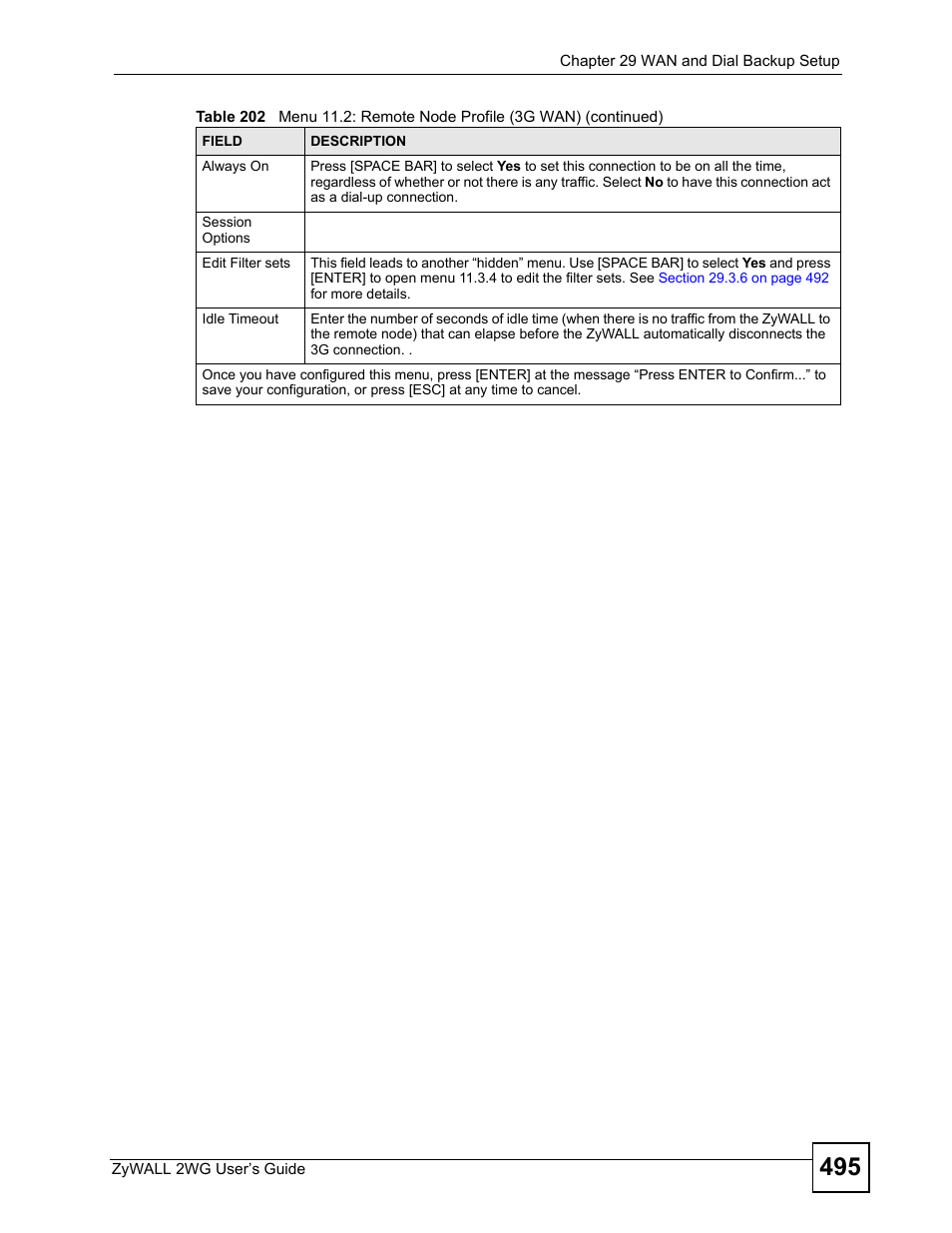 ZyXEL Communications ZyXEL ZyWALL 2WG User Manual | Page 495 / 730