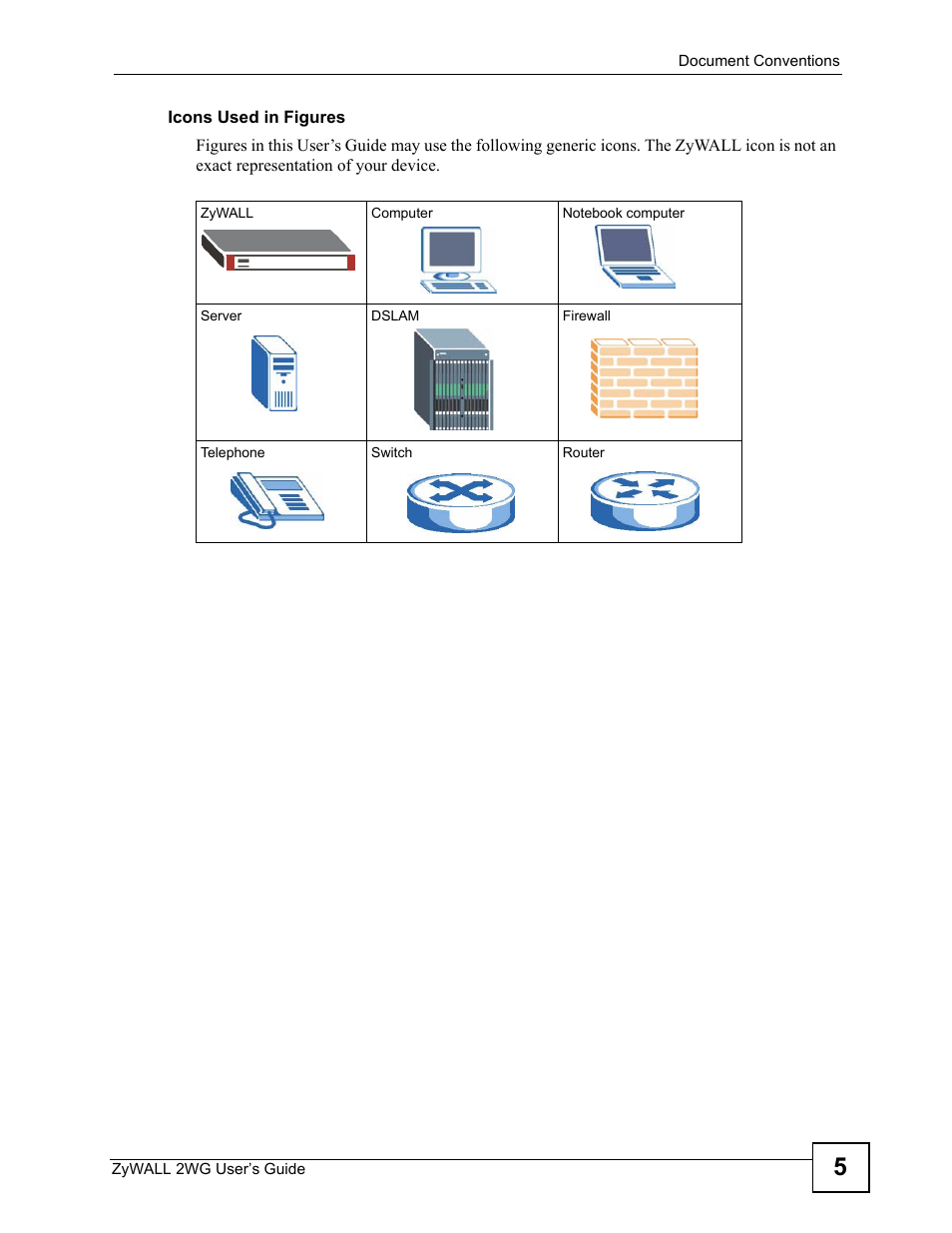 ZyXEL Communications ZyXEL ZyWALL 2WG User Manual | Page 5 / 730