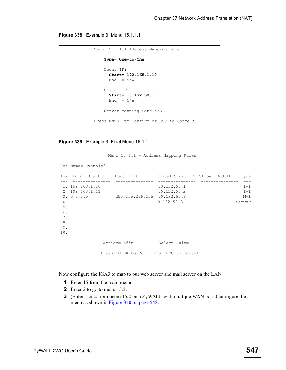 Iga). (see | ZyXEL Communications ZyXEL ZyWALL 2WG User Manual | Page 547 / 730
