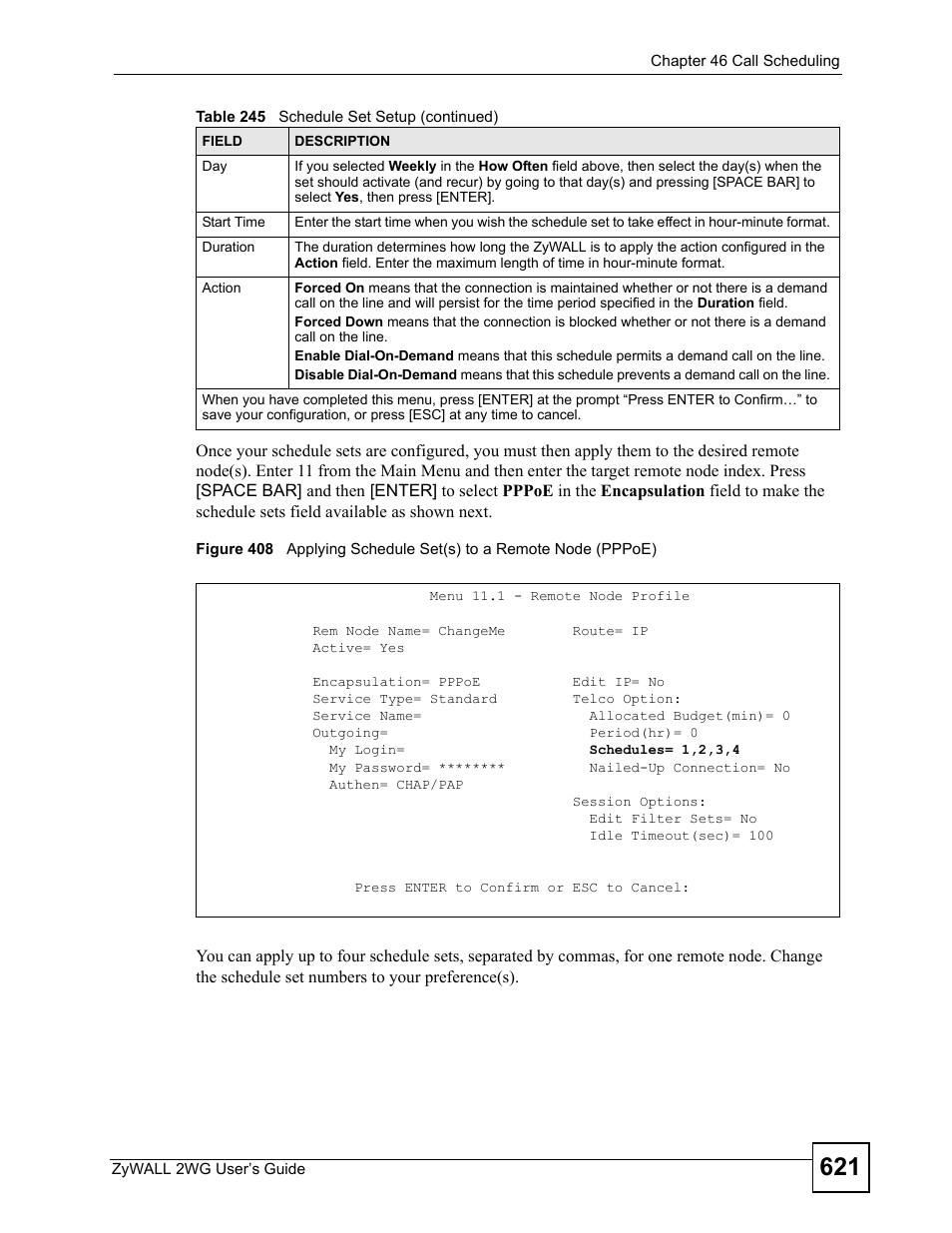 ZyXEL Communications ZyXEL ZyWALL 2WG User Manual | Page 621 / 730