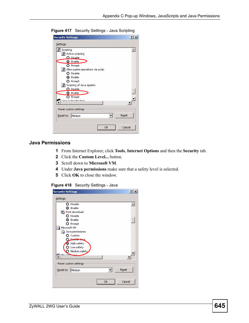 ZyXEL Communications ZyXEL ZyWALL 2WG User Manual | Page 645 / 730