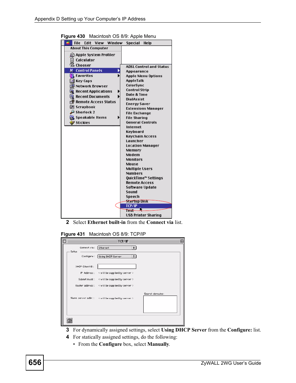 ZyXEL Communications ZyXEL ZyWALL 2WG User Manual | Page 656 / 730