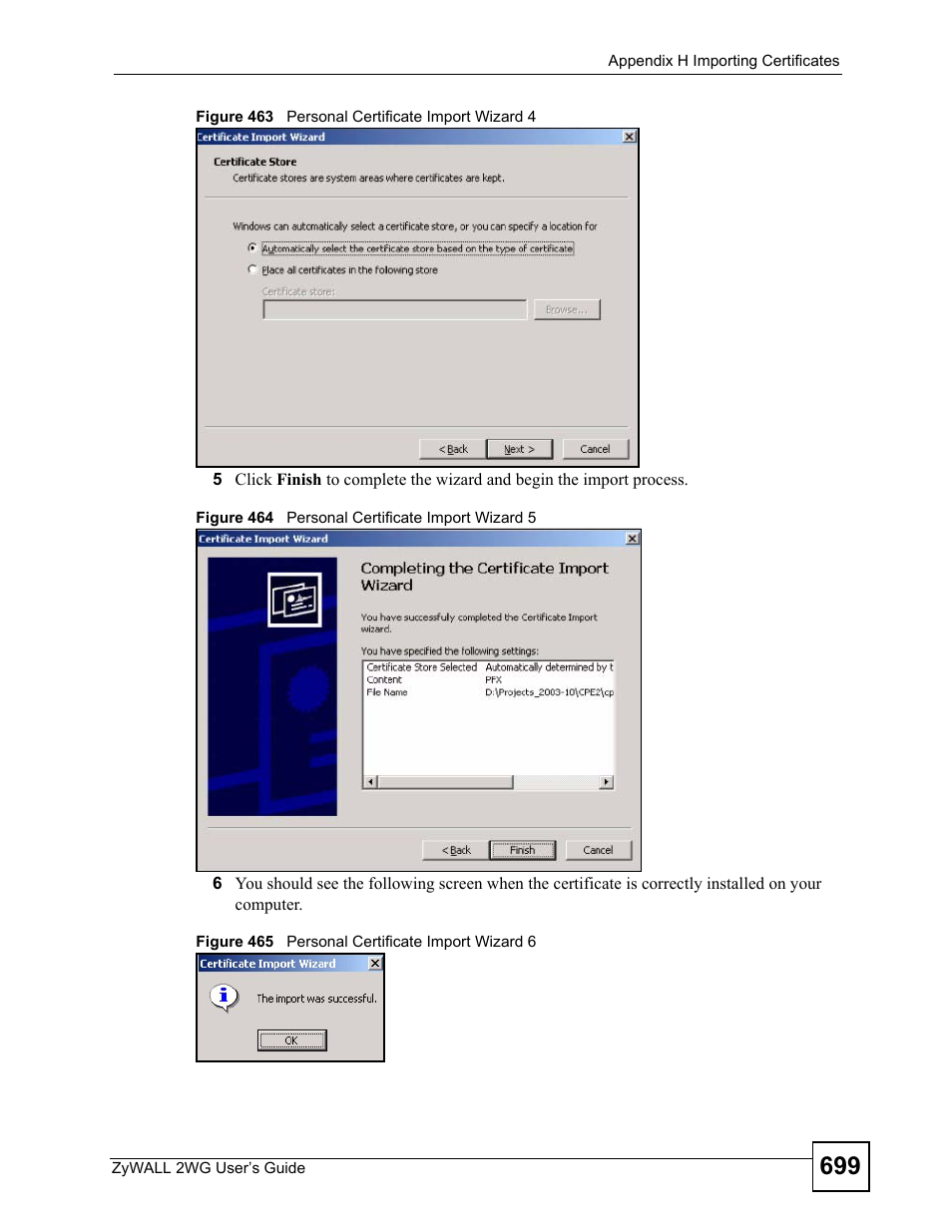 ZyXEL Communications ZyXEL ZyWALL 2WG User Manual | Page 699 / 730