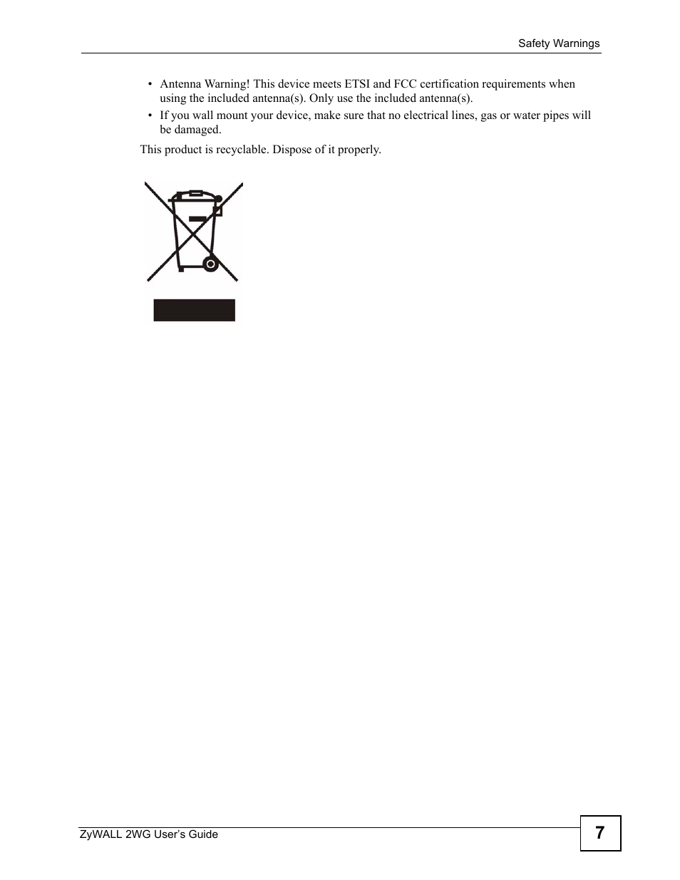 ZyXEL Communications ZyXEL ZyWALL 2WG User Manual | Page 7 / 730