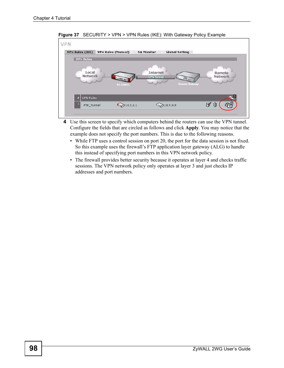 ZyXEL Communications ZyXEL ZyWALL 2WG User Manual | Page 98 / 730