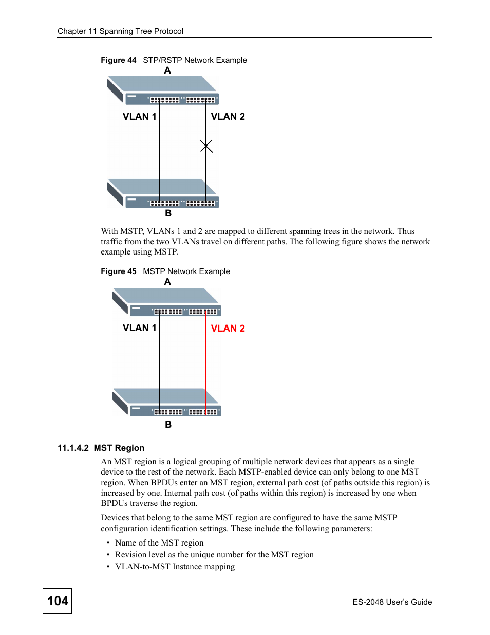 ZyXEL Communications ZyXEL Dimension ES-2048 User Manual | Page 104 / 306