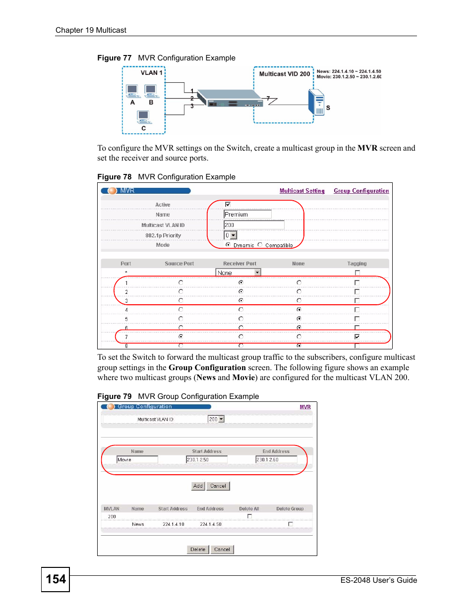 ZyXEL Communications ZyXEL Dimension ES-2048 User Manual | Page 154 / 306