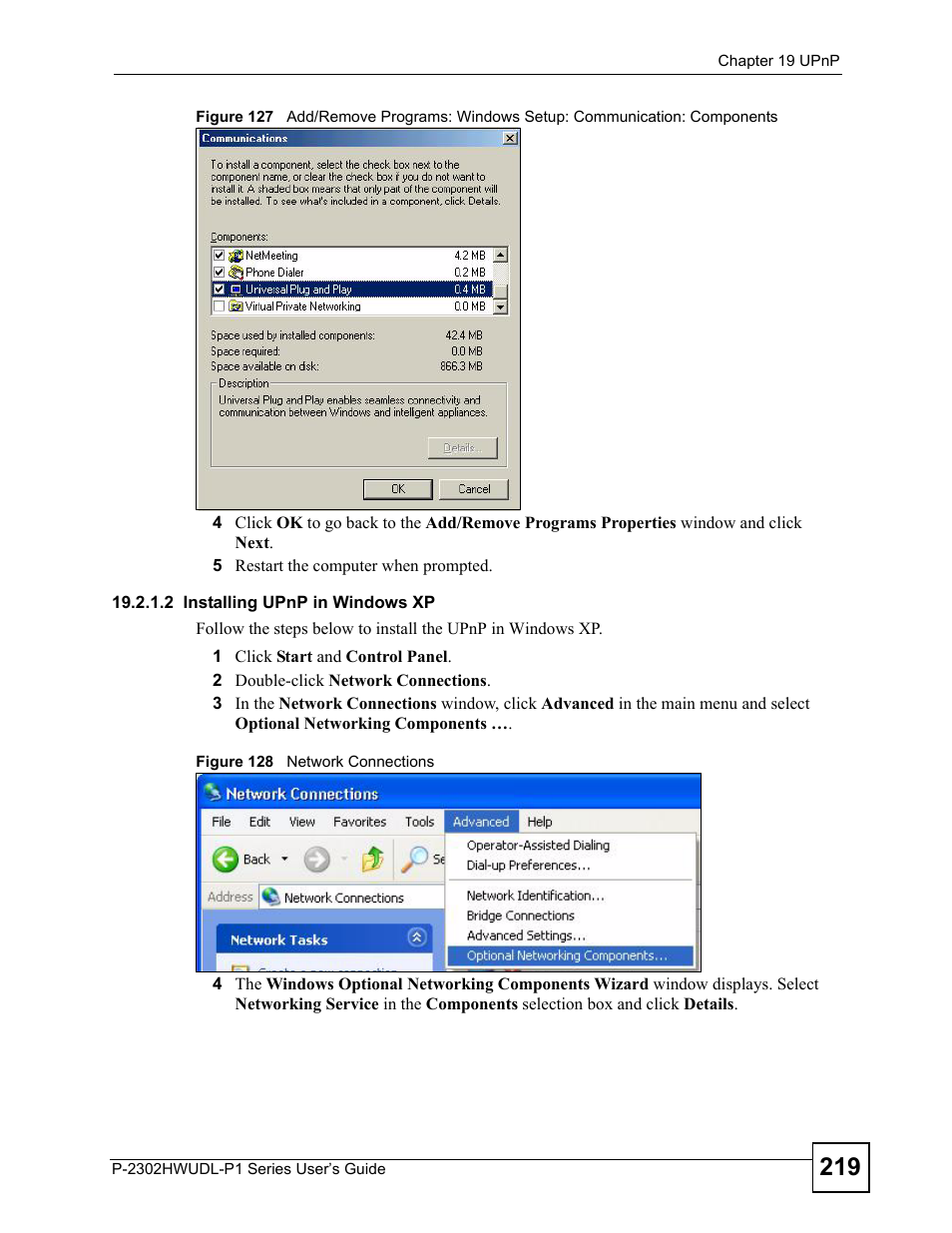 ZyXEL Communications Network Device P-2302 User Manual | Page 219 / 359