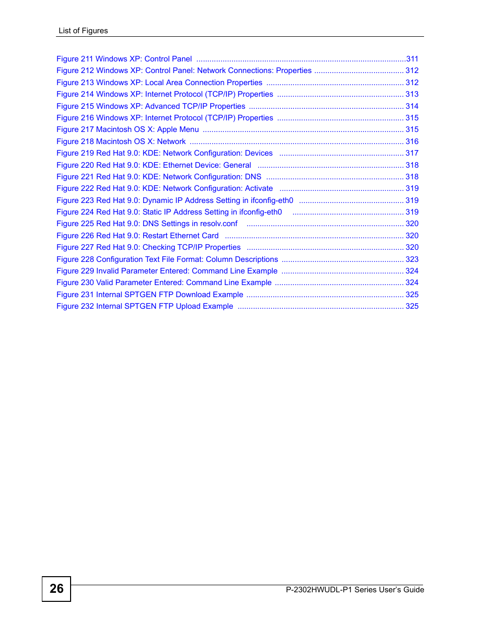 ZyXEL Communications Network Device P-2302 User Manual | Page 26 / 359