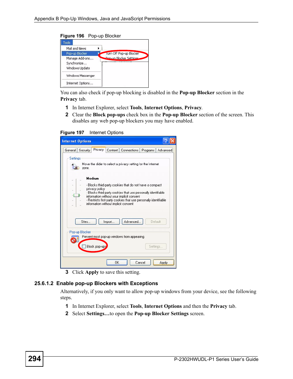ZyXEL Communications Network Device P-2302 User Manual | Page 294 / 359