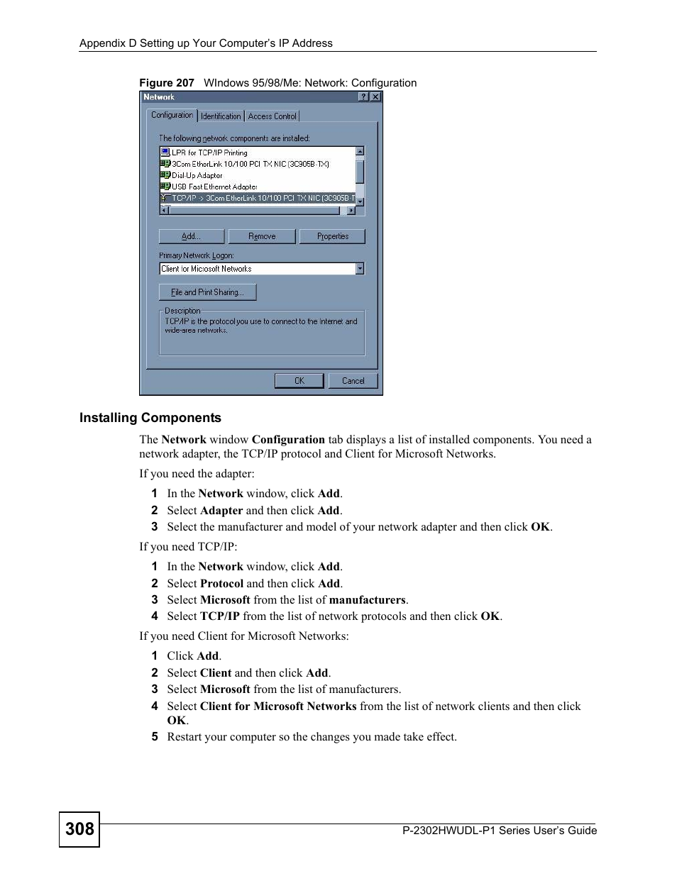 ZyXEL Communications Network Device P-2302 User Manual | Page 308 / 359