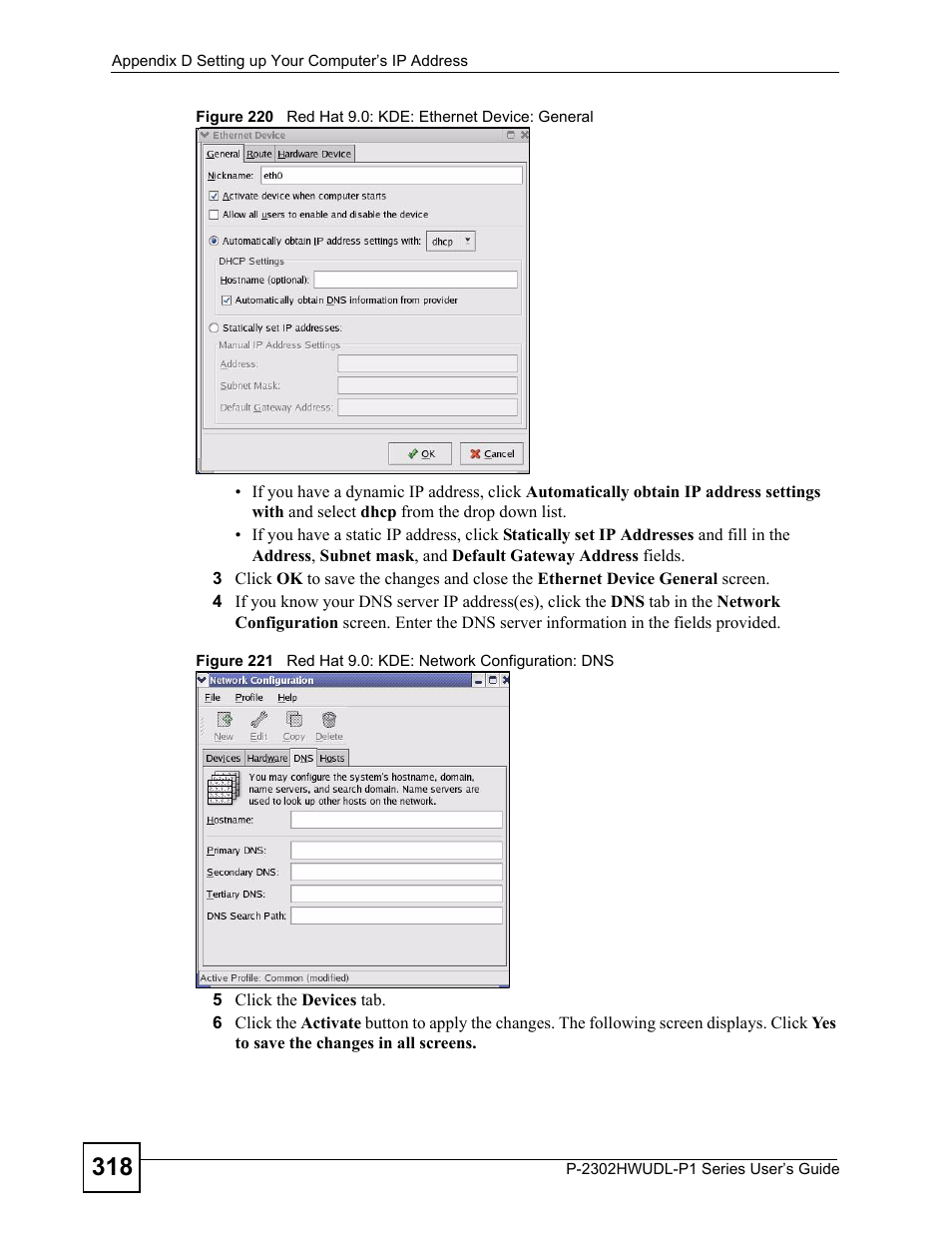 ZyXEL Communications Network Device P-2302 User Manual | Page 318 / 359