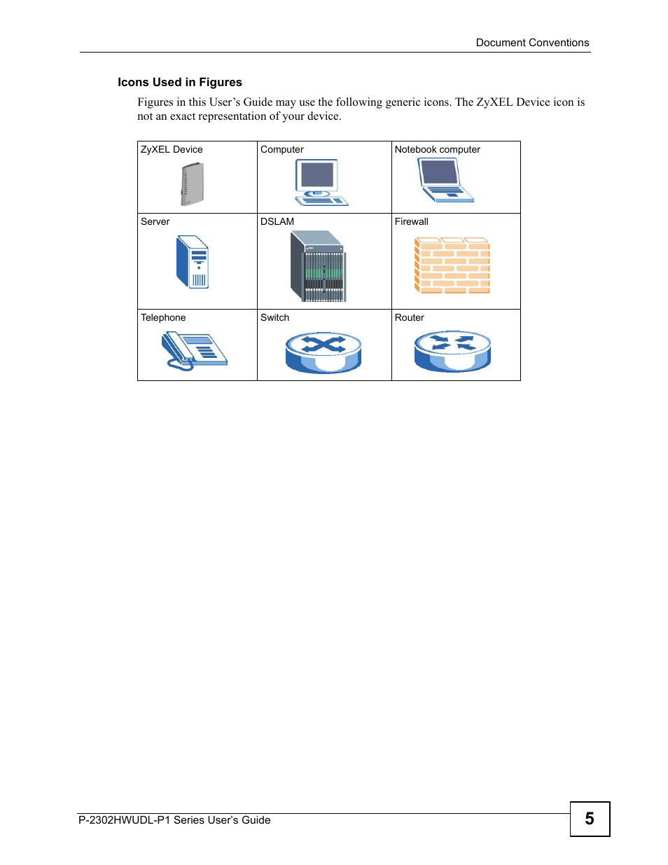 ZyXEL Communications Network Device P-2302 User Manual | Page 5 / 359