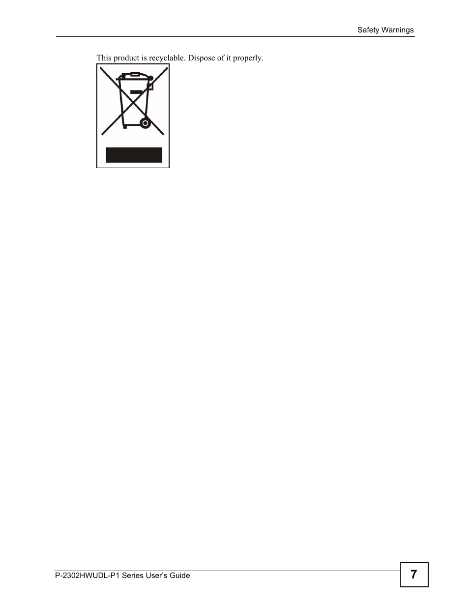 ZyXEL Communications Network Device P-2302 User Manual | Page 7 / 359