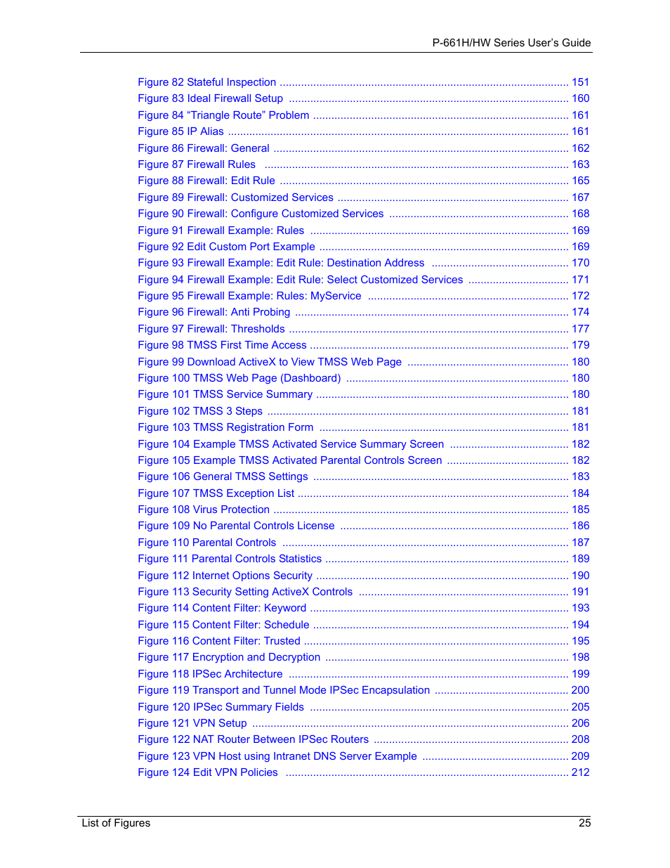 ZyXEL Communications P-661H Series User Manual | Page 25 / 383