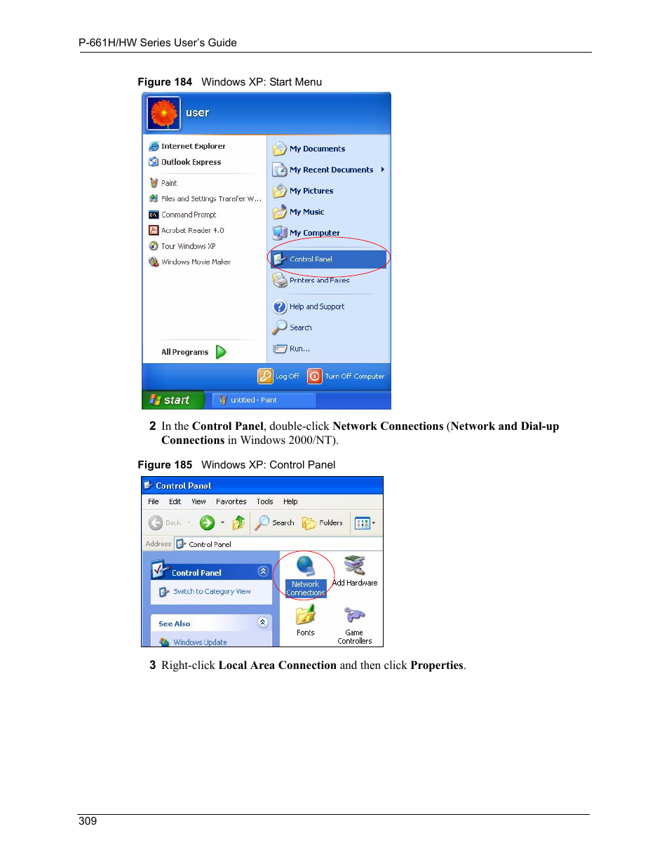 ZyXEL Communications P-661H Series User Manual | Page 309 / 383