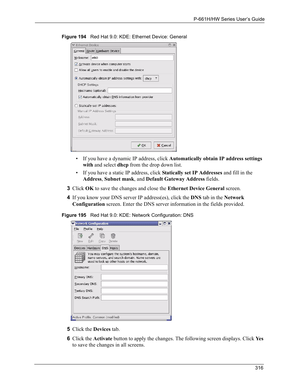 ZyXEL Communications P-661H Series User Manual | Page 316 / 383