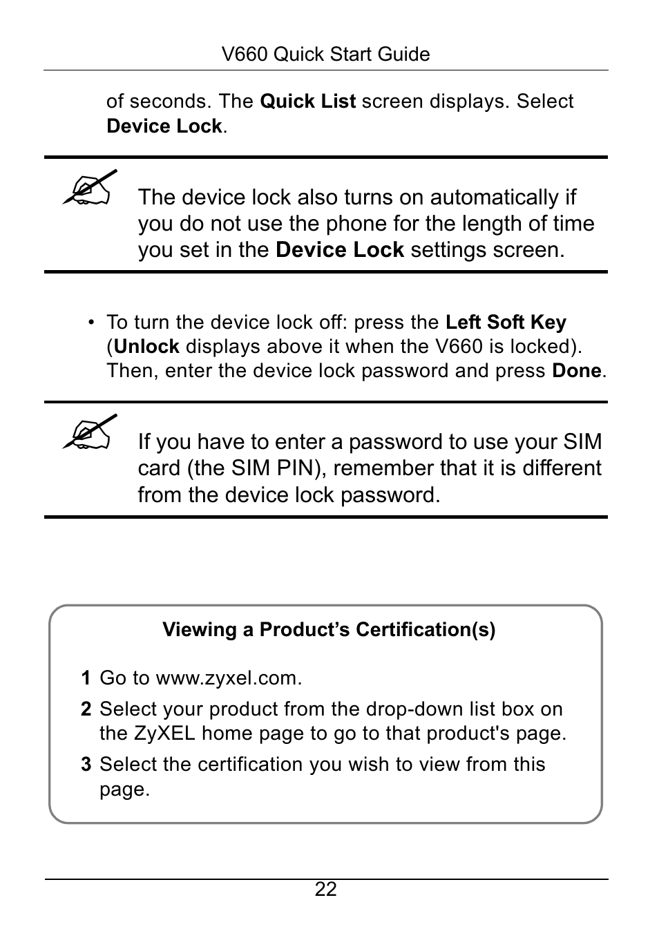 ZyXEL Communications V660 User Manual | Page 23 / 23