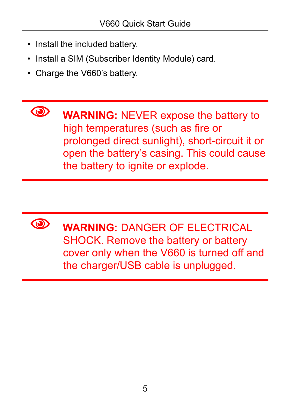 ZyXEL Communications V660 User Manual | Page 6 / 23