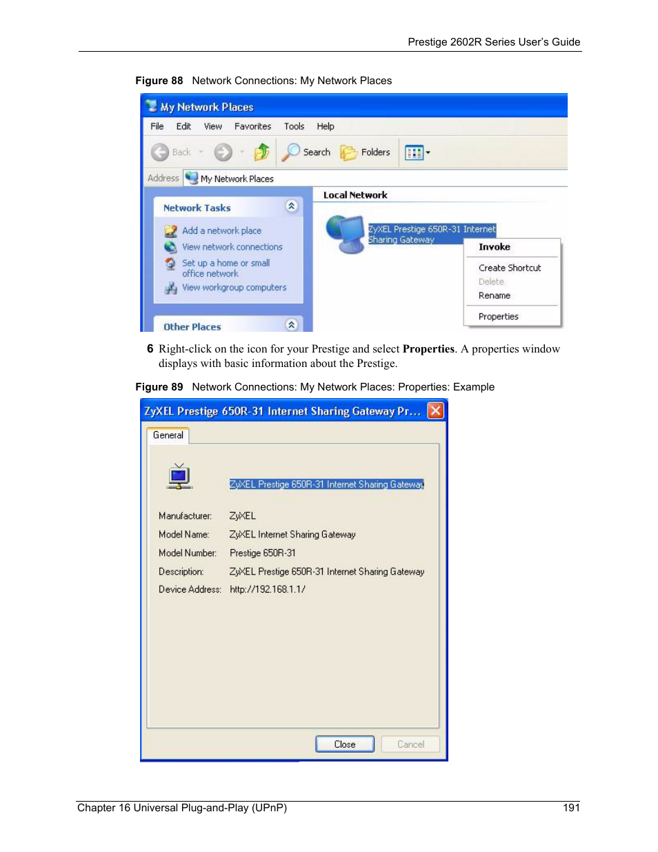 ZyXEL Communications Prestige 2602R Series User Manual | Page 191 / 450