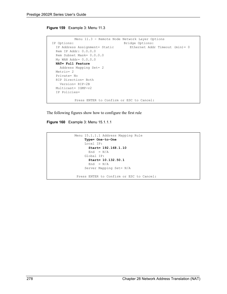 ZyXEL Communications Prestige 2602R Series User Manual | Page 278 / 450