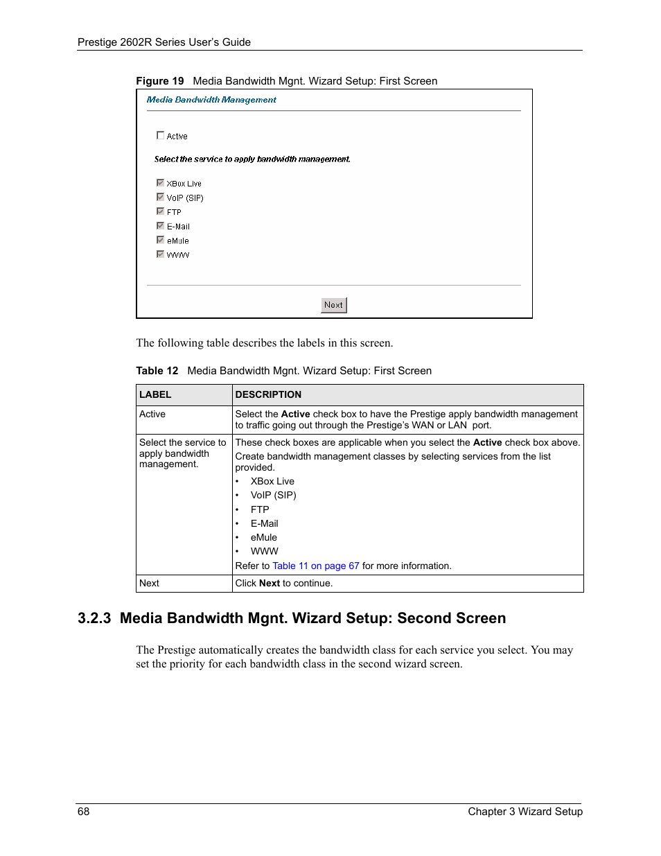 ZyXEL Communications Prestige 2602R Series User Manual | Page 68 / 450