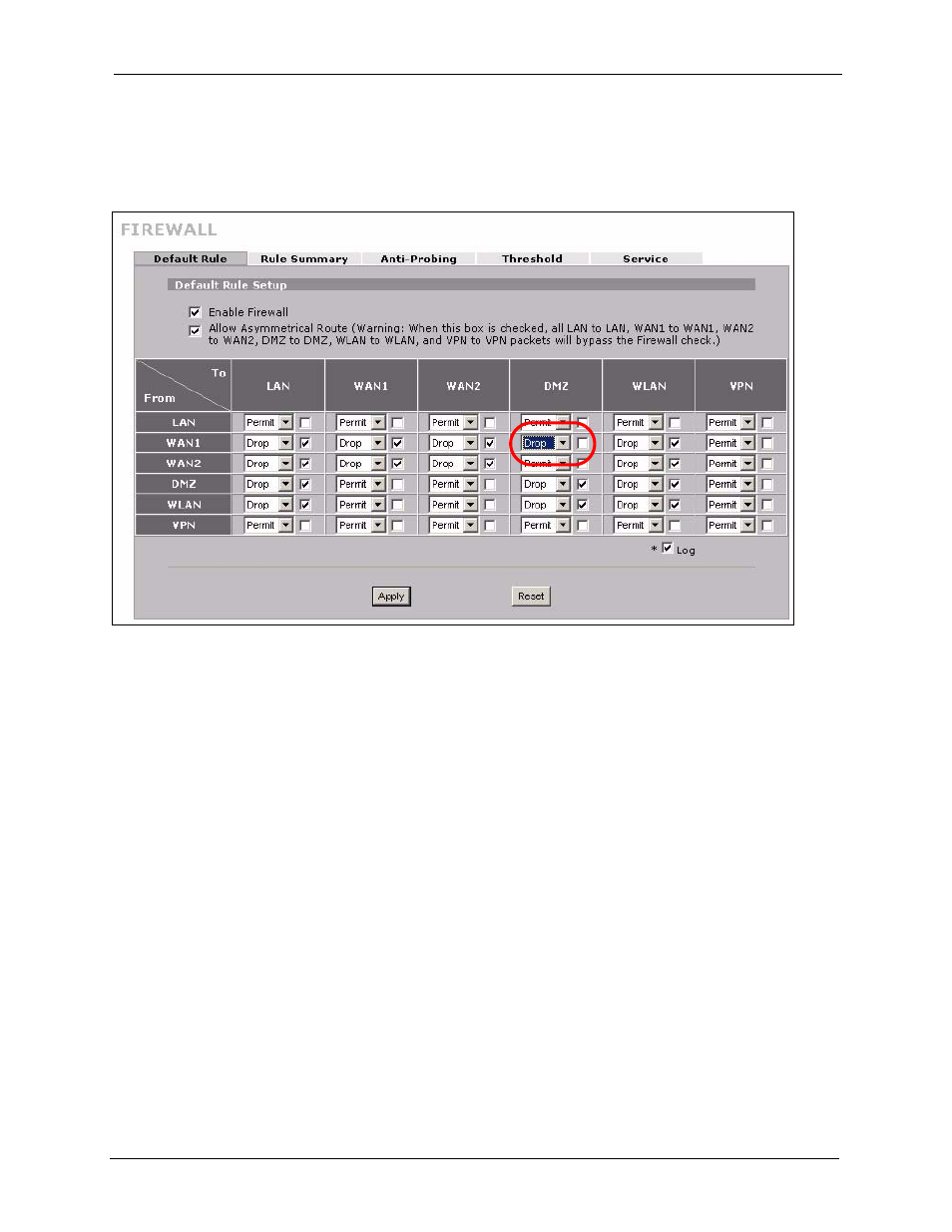 3 packet direction examples | ZyXEL Communications 5 Series User Manual | Page 221 / 835