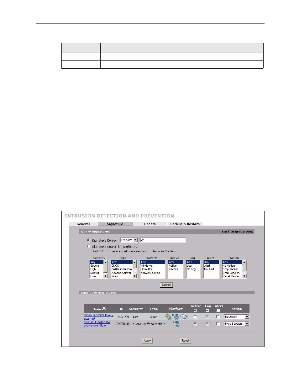 1 query example 1 | ZyXEL Communications 5 Series User Manual | Page 265 / 835