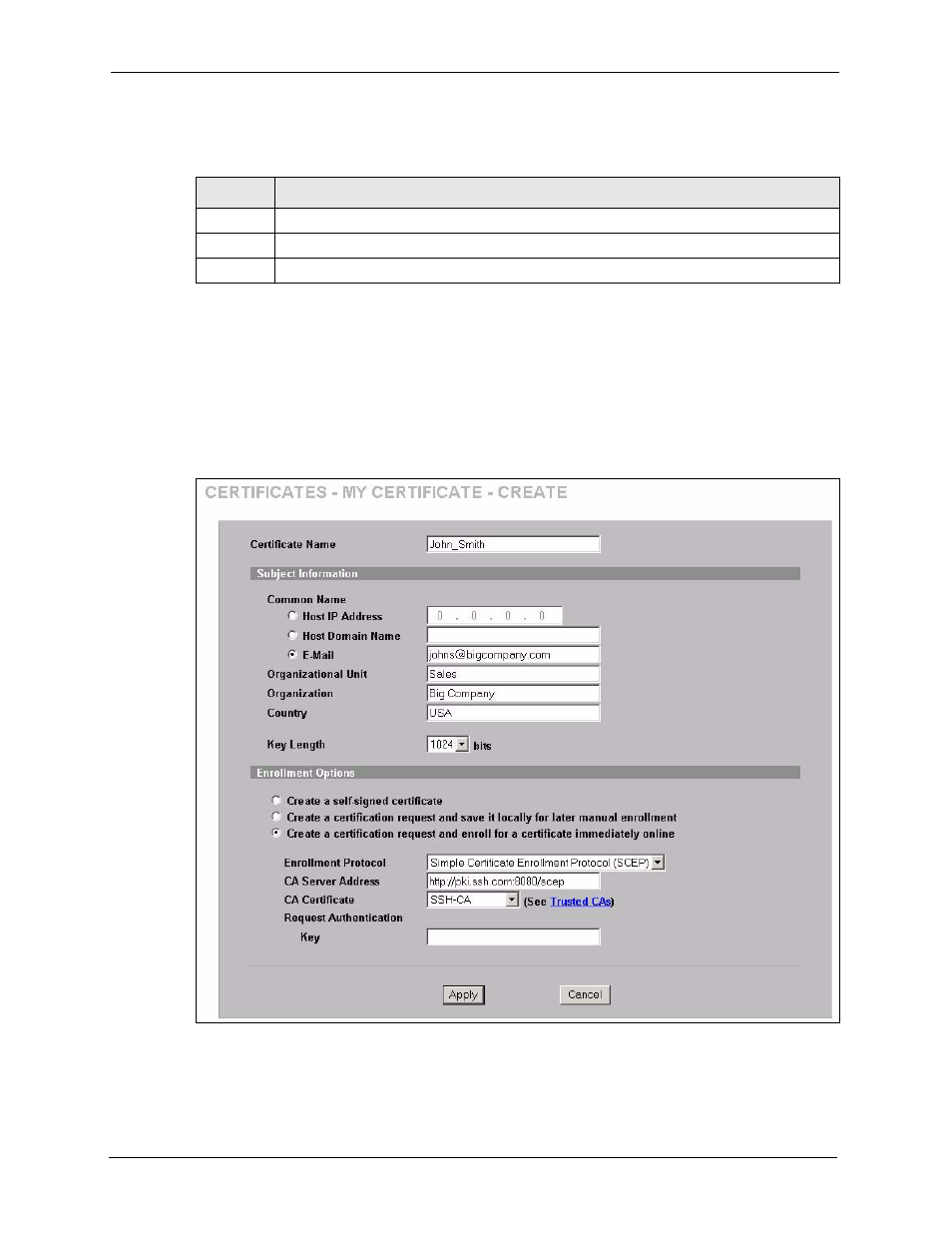 9 my certificate create | ZyXEL Communications 5 Series User Manual | Page 374 / 835
